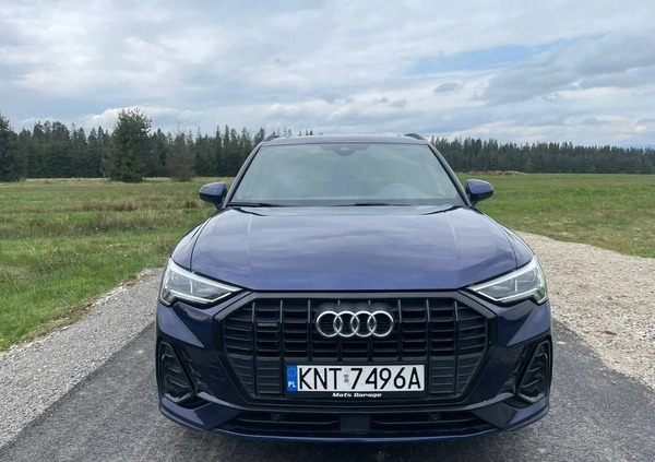 Audi Q3 cena 124999 przebieg: 49000, rok produkcji 2020 z Zakopane małe 106